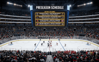 NHL preseason schedule announced